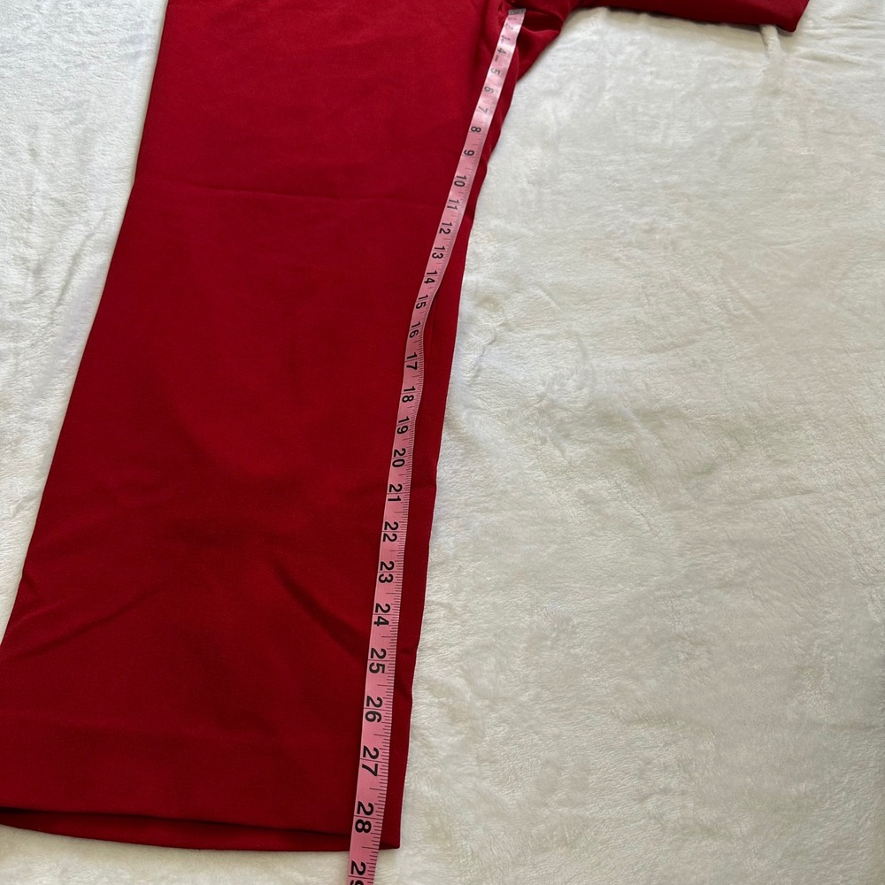 Kasper Womens Red‎ Straight Leg Dress Pants Trousers Professional Career - Picture 7 of 11